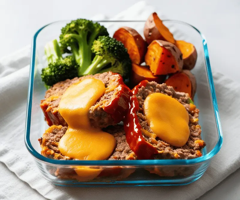 Cheeseburger Meatloaf Meal Prep