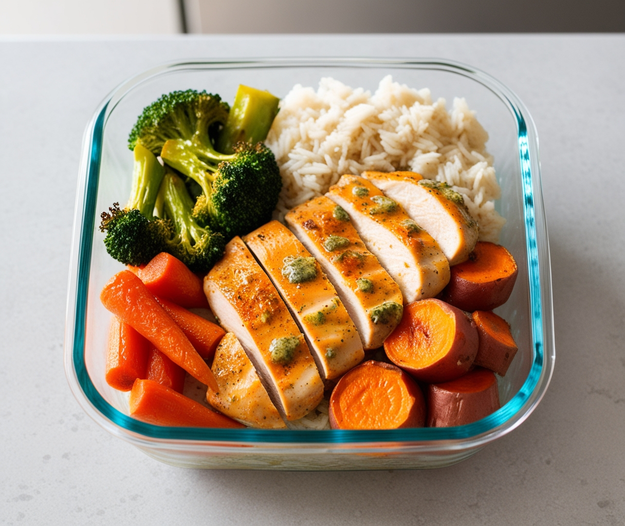 a picture of Ranch Chicken Meal Prep