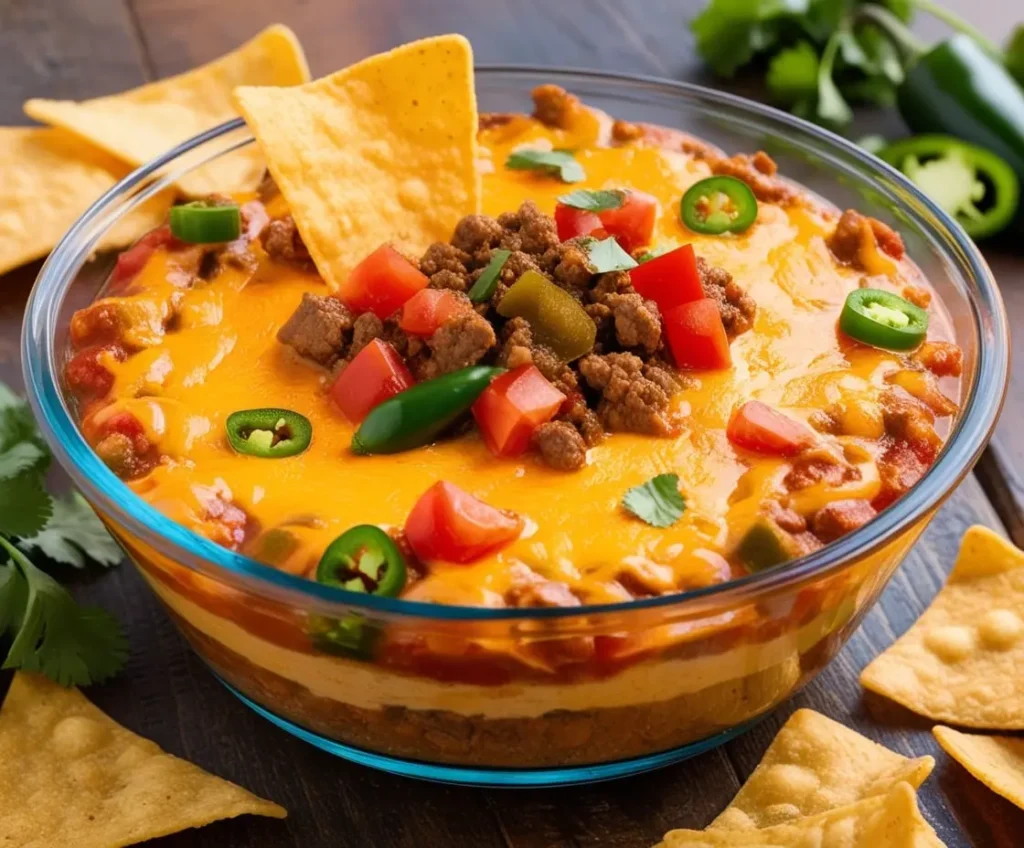 a picture of a Rotel dip recipe