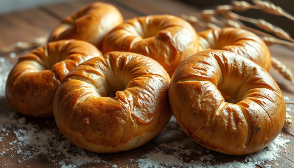 sourdough bagels